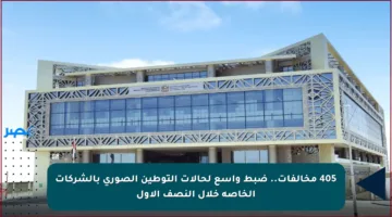 405 مخالفات.. ضبط واسع لحالات التوطين الصوري بالشركات الخاصة خلال النصف الأول